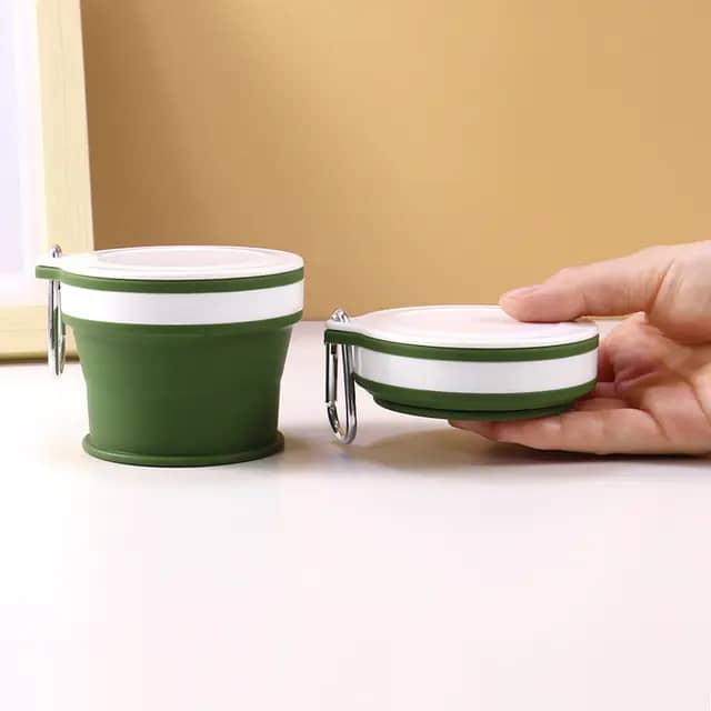 Vaso de Café Plegable de Silicona RIBUS MOKA | Portátil y Ecológico