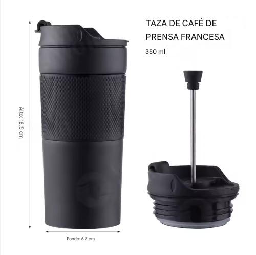 Vaso Para Café De Prensa Francesa 350ml/450ml Acero InoxIdable