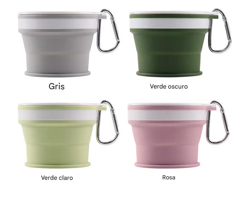 Vaso de Café Plegable de Silicona RIBUS MOKA | Portátil y Ecológico
